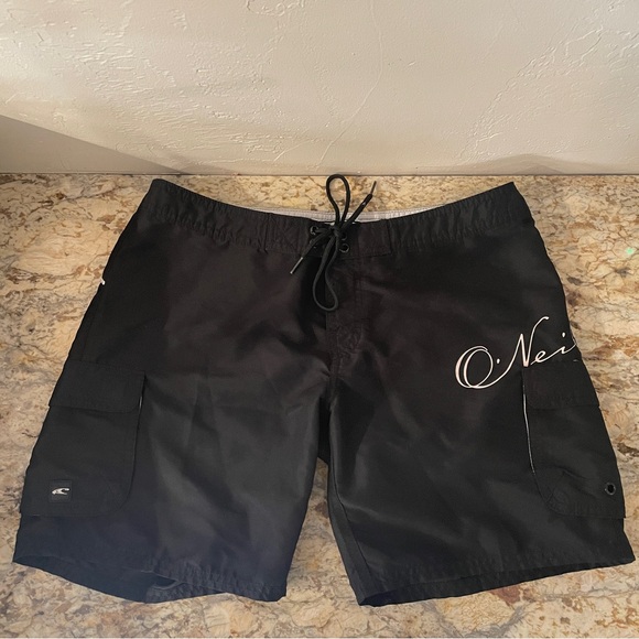 O’NEILL WOMEN’S BLACK BOARD SWIM SHORTS SIZE 7 - Picture 9 of 9
